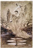 Luis Royo - Black Tarot - The Labyrinth Tarot, 08